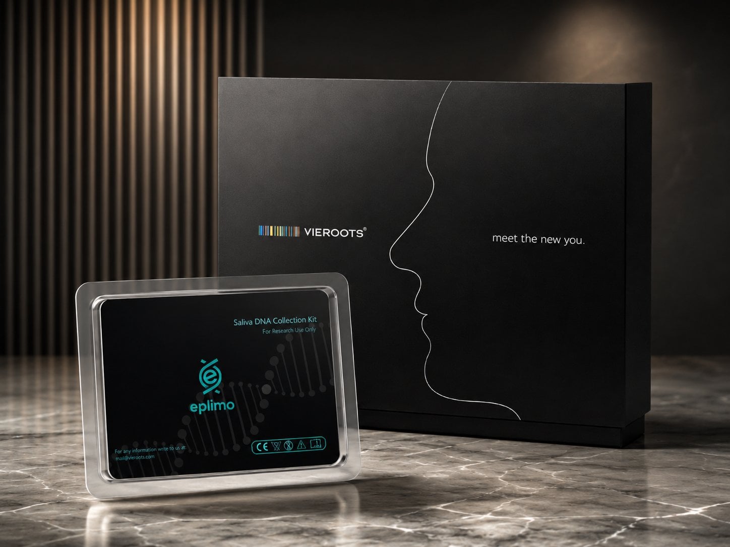 EPLIMO genetic intelligence kit, cheek-swab collection set